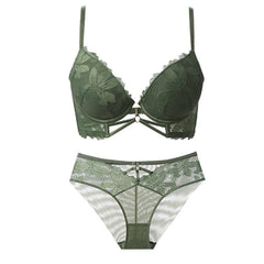 Women's Lace Embroidery Bra And Panty Sets