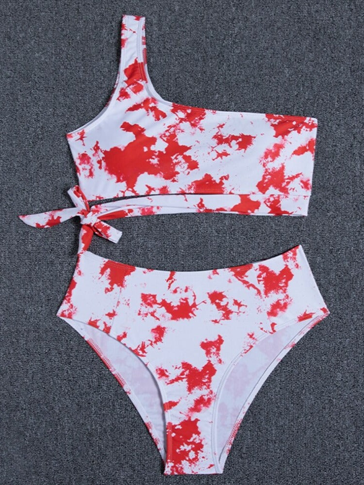 Das süße zweiteilige Bikini-Set mit Schleife