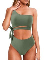 Das süße zweiteilige Bikini-Set mit Schleife