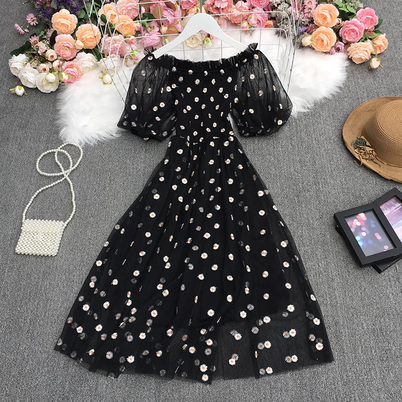 Women's summer daisy dress
