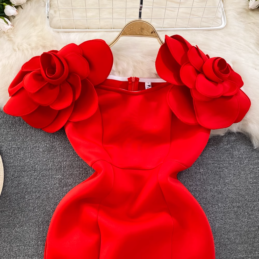 Red Mermaid Dress