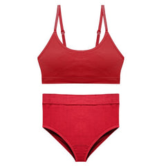 Seamless Tank Top And High Waist Underpants