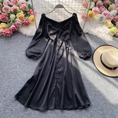 A-line Mid-length Dress