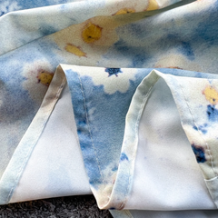 Französisches Retro-Ölgemälde mit Print, Hosenträgerkleid, Sommerkleid für Damen