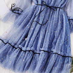 A-line tulle dress dress