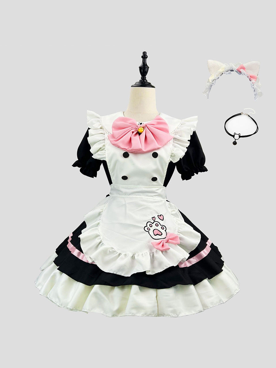 Halloween Cosplay Cute Cat Lolita Anime Dress