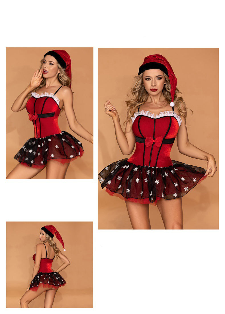 Weihnachts-Bubble-Kleid