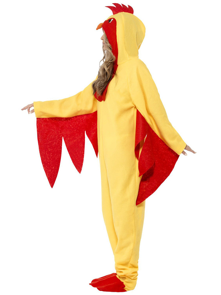 Halloween Role-Playing Rooster Hen Jumpsuit Stage Performance Costume