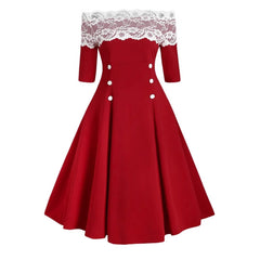 Christmas Winter Midi Dress