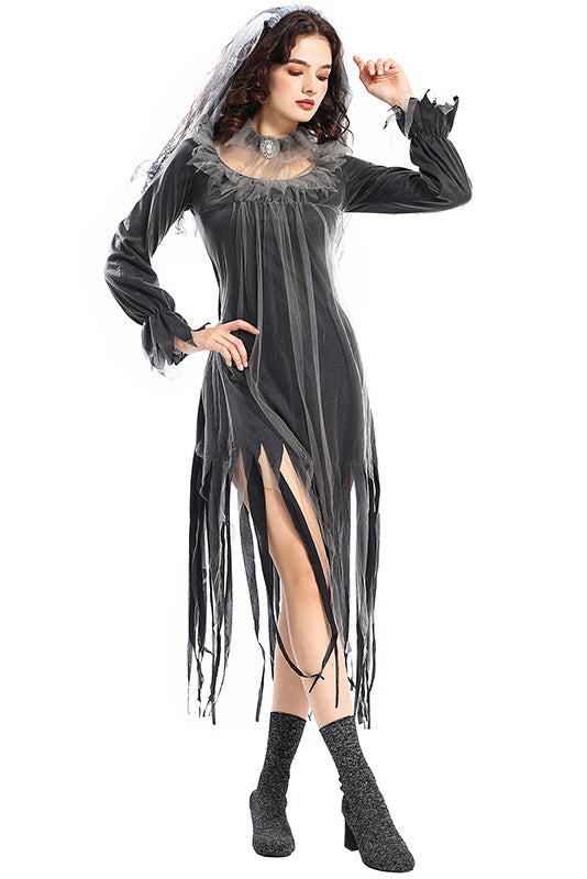 Zombie Irregular Mesh Dress