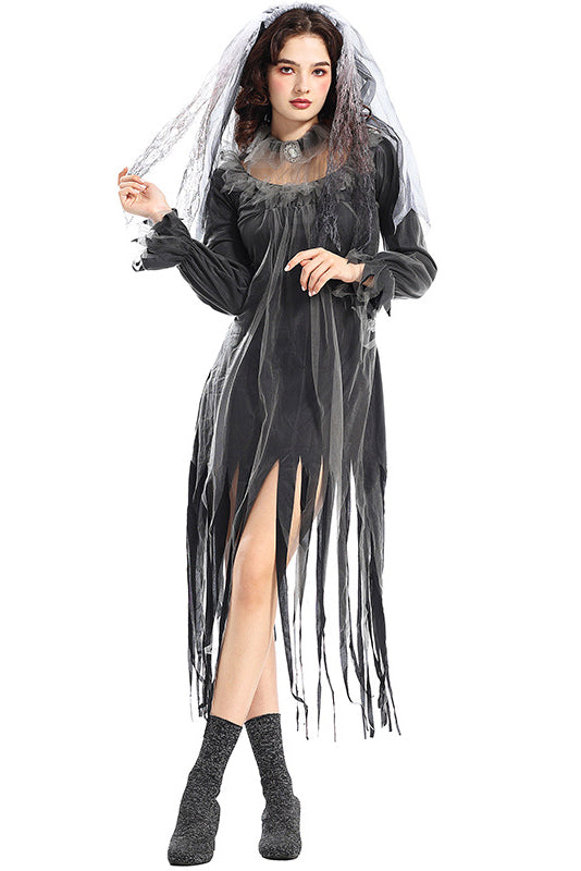 Zombie Irregular Mesh Dress