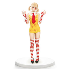 Halloween Costume Anime Game Character Cosplay Yellow Striped Jumpsuit