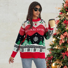 Christmas Festive Jumper Pretty Pullover Sweatshirt