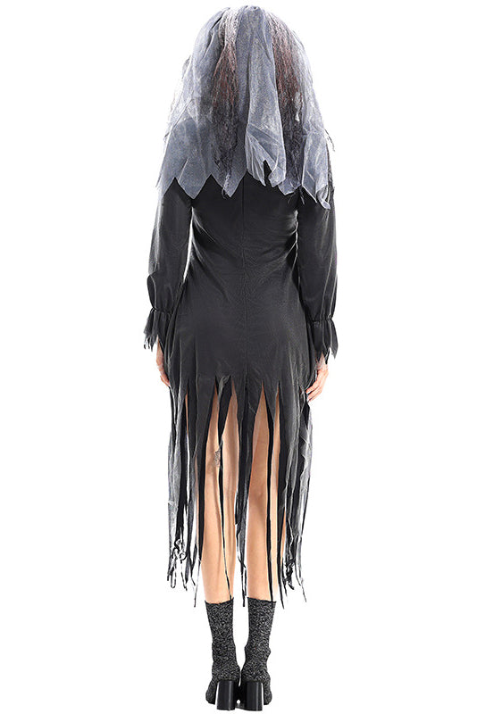 Zombie Irregular Mesh Dress