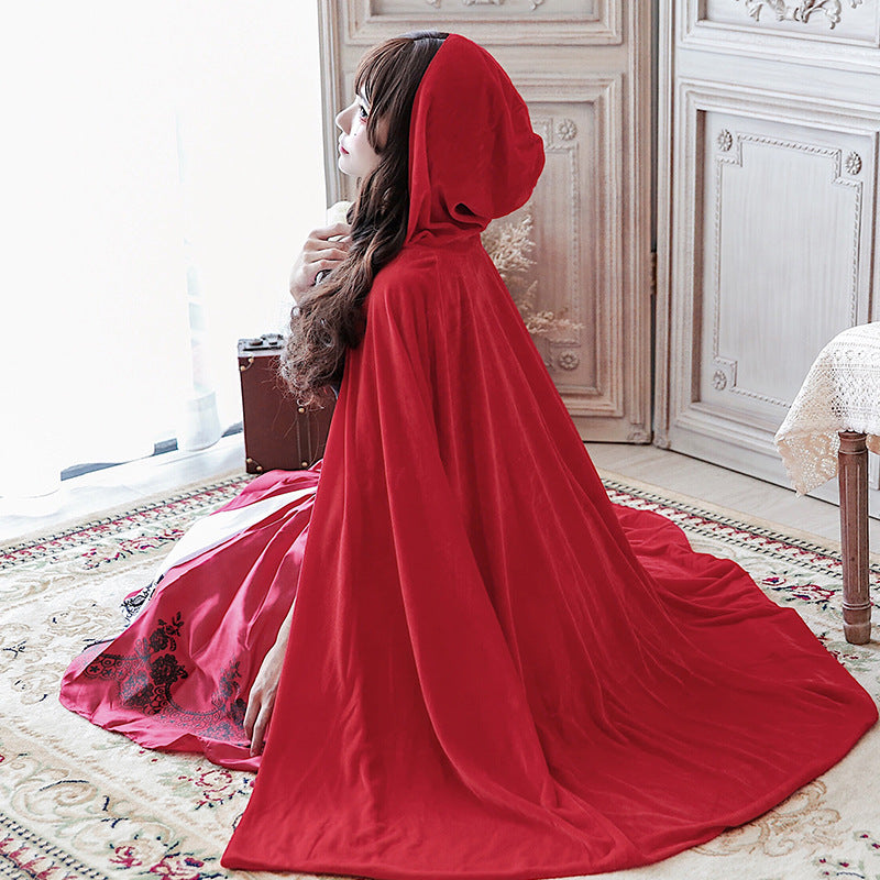 Red Riding Hood Cosplay Costume Halloween Dress