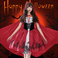 Red Riding Hood Cosplay Costume Halloween Dress