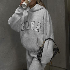 Embroidered Hooded Sweatshirt