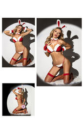 Bunny Cosplay Christmas Velvet Set