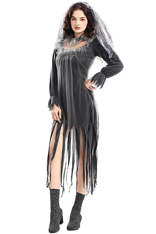 Zombie Irregular Mesh Dress