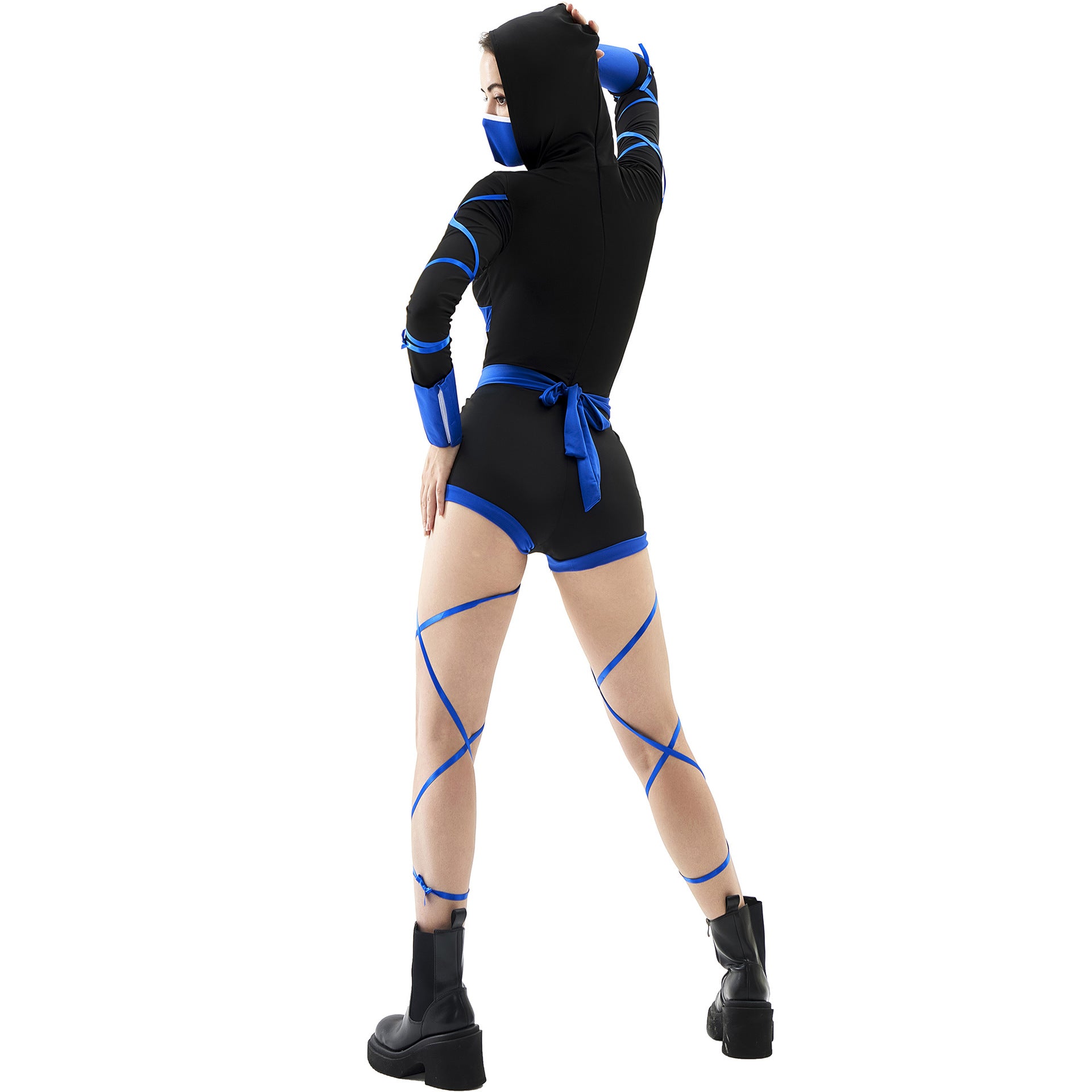 Halloween Ninja Jumpsuit Outfit Carnival Party Cosplay Costume