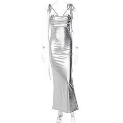 Silver Long Dress