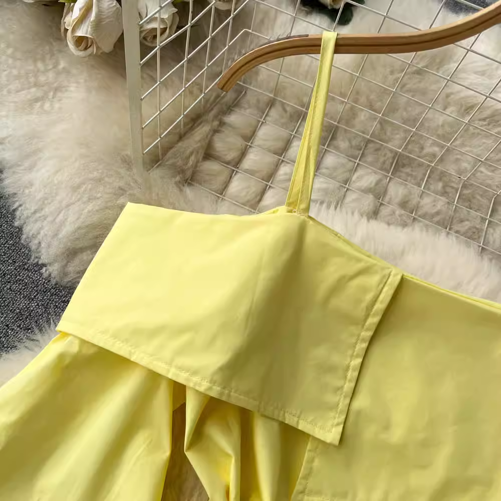 puff sleeve open back blouses