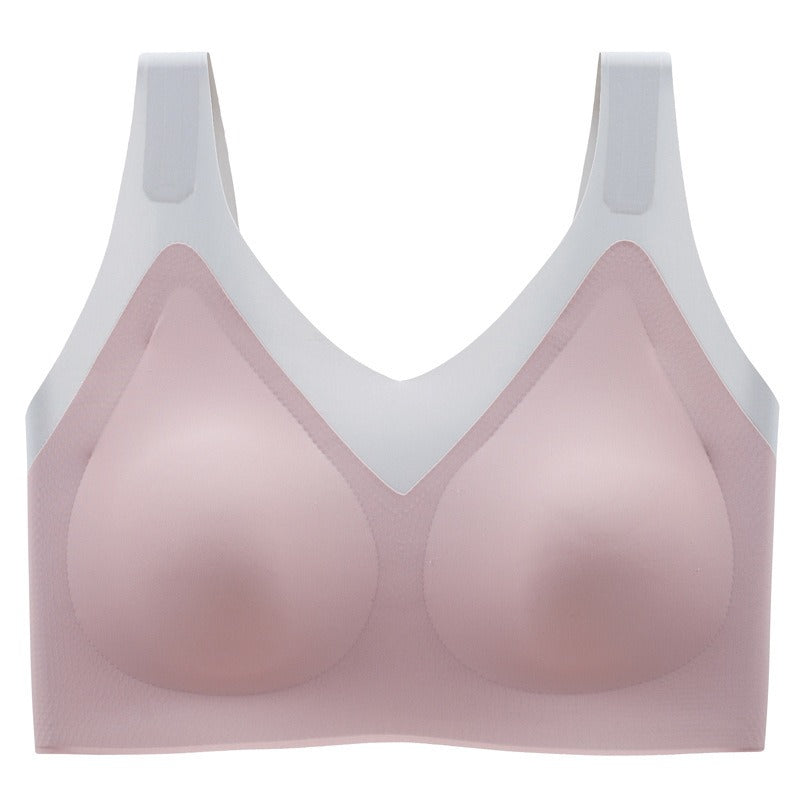 Seamless Latex Push Up Bra With Pads