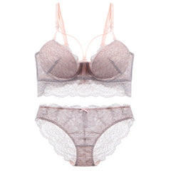 Flower Rim Ultra-Thin Lace Bralette Sets