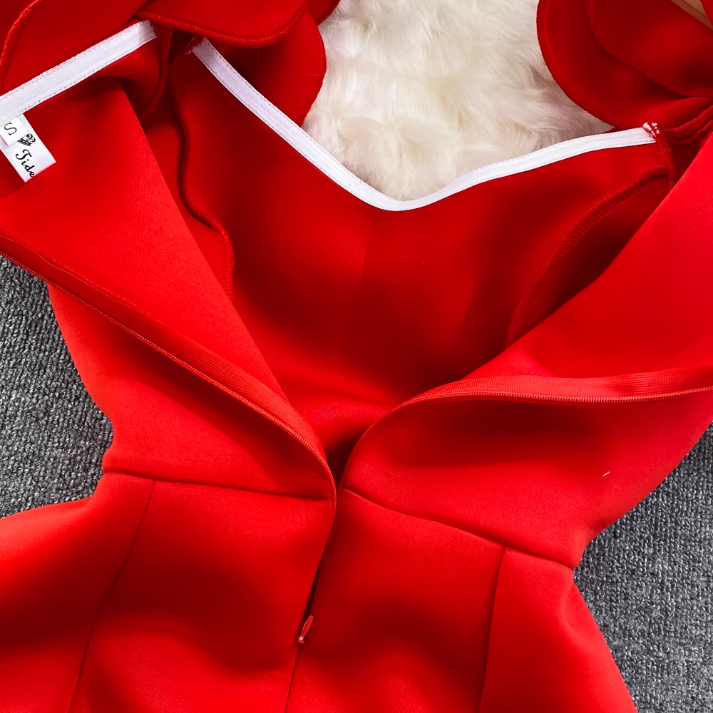 Red Mermaid Dress
