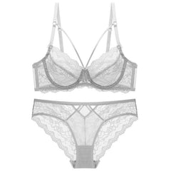 Ultrathin Lace Push Up Bras and Panty Sets