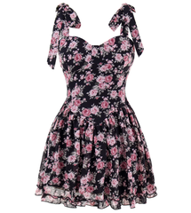 Vestido floral de mujer