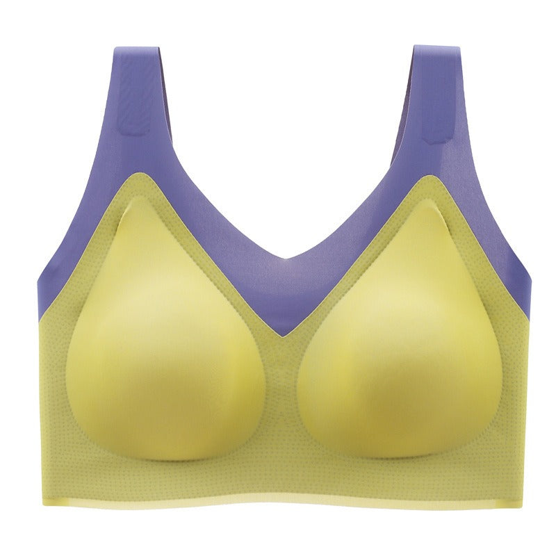 Seamless Latex Push Up Bra With Pads