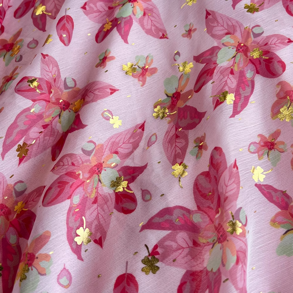Retro V-neck drawstring print dress