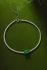 Adored 1 Carat Lab-Grown Emerald Bracelet