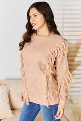 And The Why Tassel Sweater