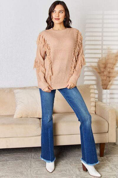 And The Why Tassel Sweater