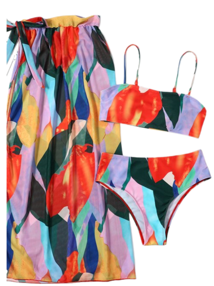 The Luxurious Three Piece Bikini Set