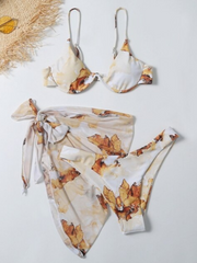 The Abstract Three Piece Bikini