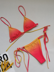 Bikini de dos piezas de sirena para primavera