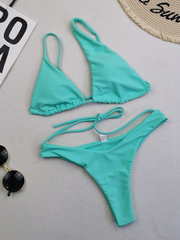 Der Shoulder Sea Zweiteiliger Bikini