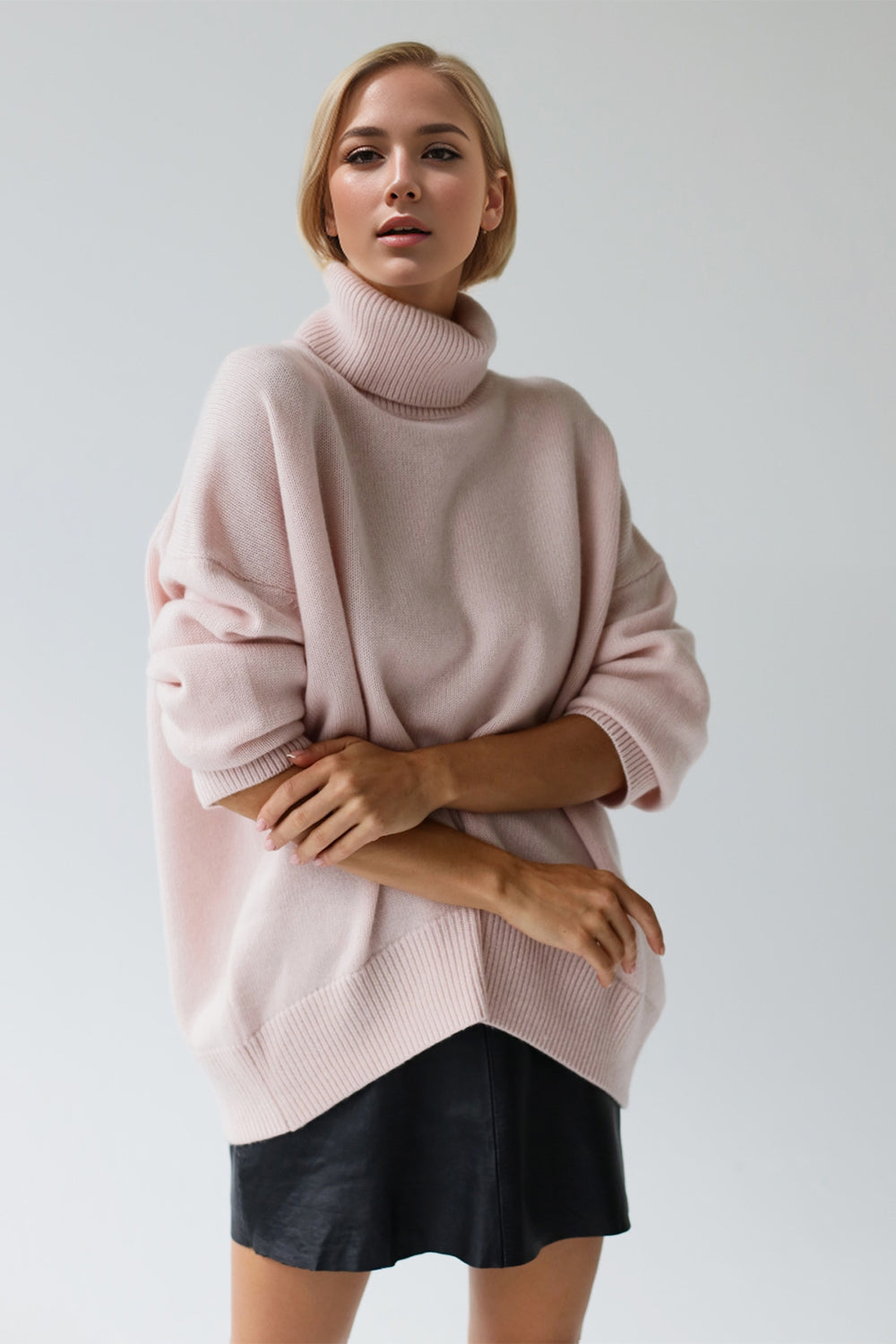 Basic Bae Viscose Turtleneck Sweater