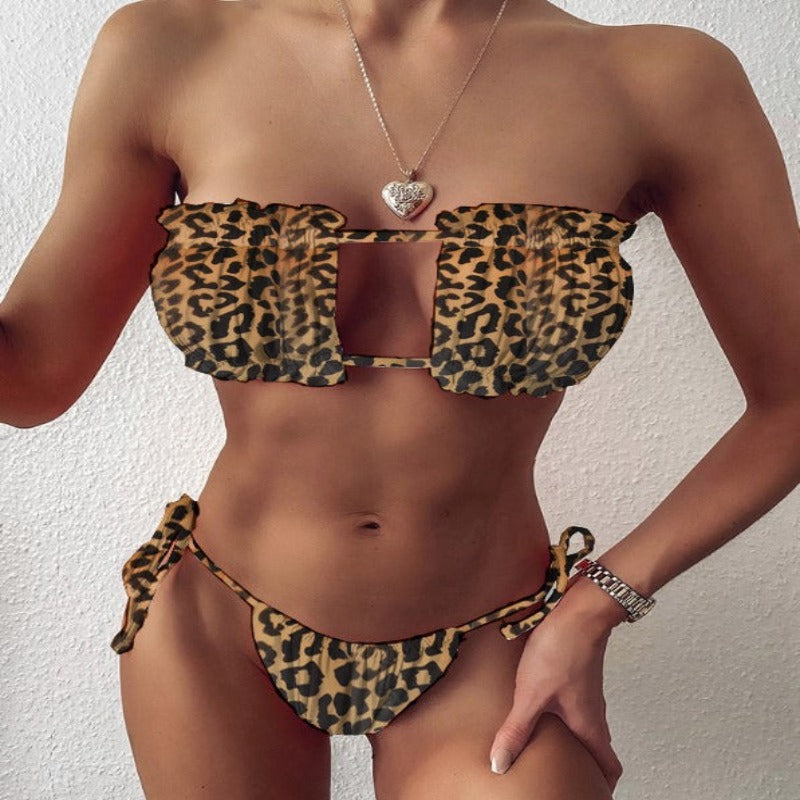 Trajes de baño de playa elegantes de verano para mujer