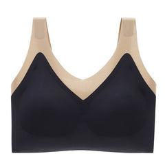 Seamless Latex Push Up Bra With Pads