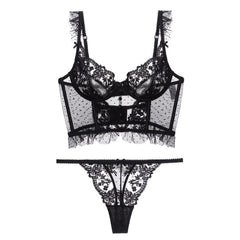 Transparent Thin French Lingerie Set