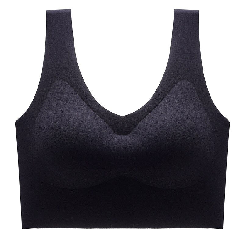 Padded Push Up Bralette With Gathers