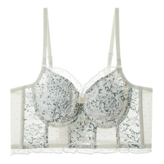 French Embroidery Lace Body Shaping Push Up Bra Sets