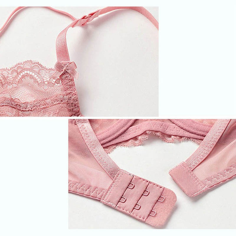 Ultrathin Lace Push Up Bras and Panty Sets