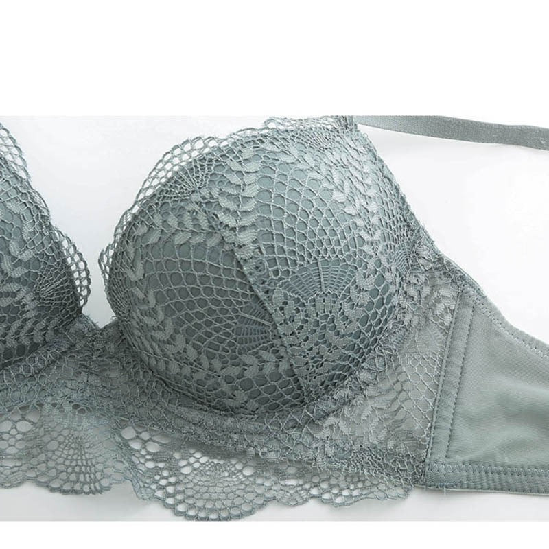 Bra And Panty Adjustable Gathered Lingerie Set