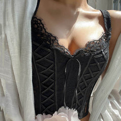 French Embroidery Corset Lingerie