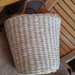 Bolsa de paja bordada